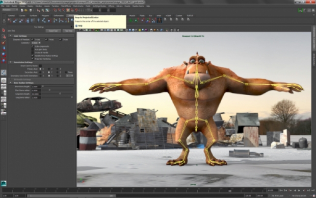  AutoDesk Maya โปรแกรมทำแอนิเมชั่น 3D ชั้นสูง ที่หนังแอนิเมชั่น ต่างๆ นิยมใช้สร้างกัน 